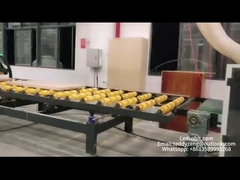 Máquina automática de transporte de rolos de aço para carregamento e descarregamento de placas de madeira industriais