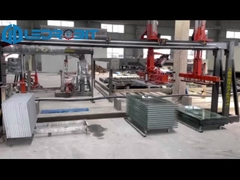 Máquina Automática de Descarga de Lajes para pilha horizontal e pilha vertical