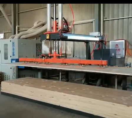 Máquina de descarga automática de carga por sucção 300 kg Linha de montagem de placas de madeira
