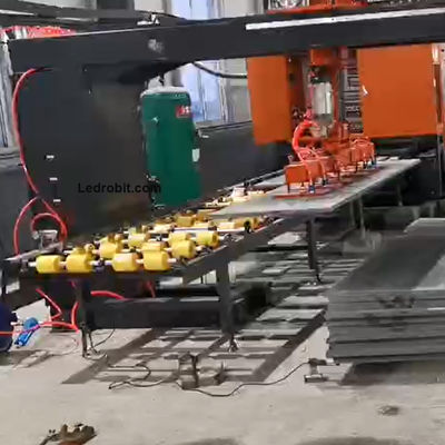Sistema automatizado de carregamento e descarregamento de 600 mm Máquina de lajes de pedra de 300 kg de capacidade