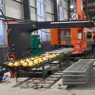 Sistema de carregamento e descarregamento de lajes de pedra Equipamento automático de processamento industrial