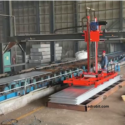 Máquina de embalagem e descarga de paletes de granito